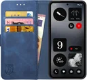 Rosso Element Nothing CMF Phone 1 Hoesje Book Case Wallet Blauw