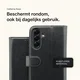 Rosso Element Samsung Galaxy A56 Hoesje Book Case Wallet Zwart afbeelding 4