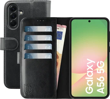 Rosso Element Samsung Galaxy A56 Hoesje Book Case Wallet Zwart