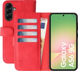 Rosso Element Samsung Galaxy A56 Hoesje Book Case Wallet Rood afbeelding