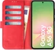 Rosso Element Samsung Galaxy A56 Hoesje Book Case Wallet Rood afbeelding 12
