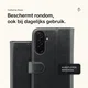Rosso Element Samsung Galaxy A26 Hoesje Book Case Wallet Zwart afbeelding 3