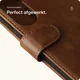 Rosso Element Samsung Galaxy A26 Hoesje Book Case Wallet Bruin afbeelding 7