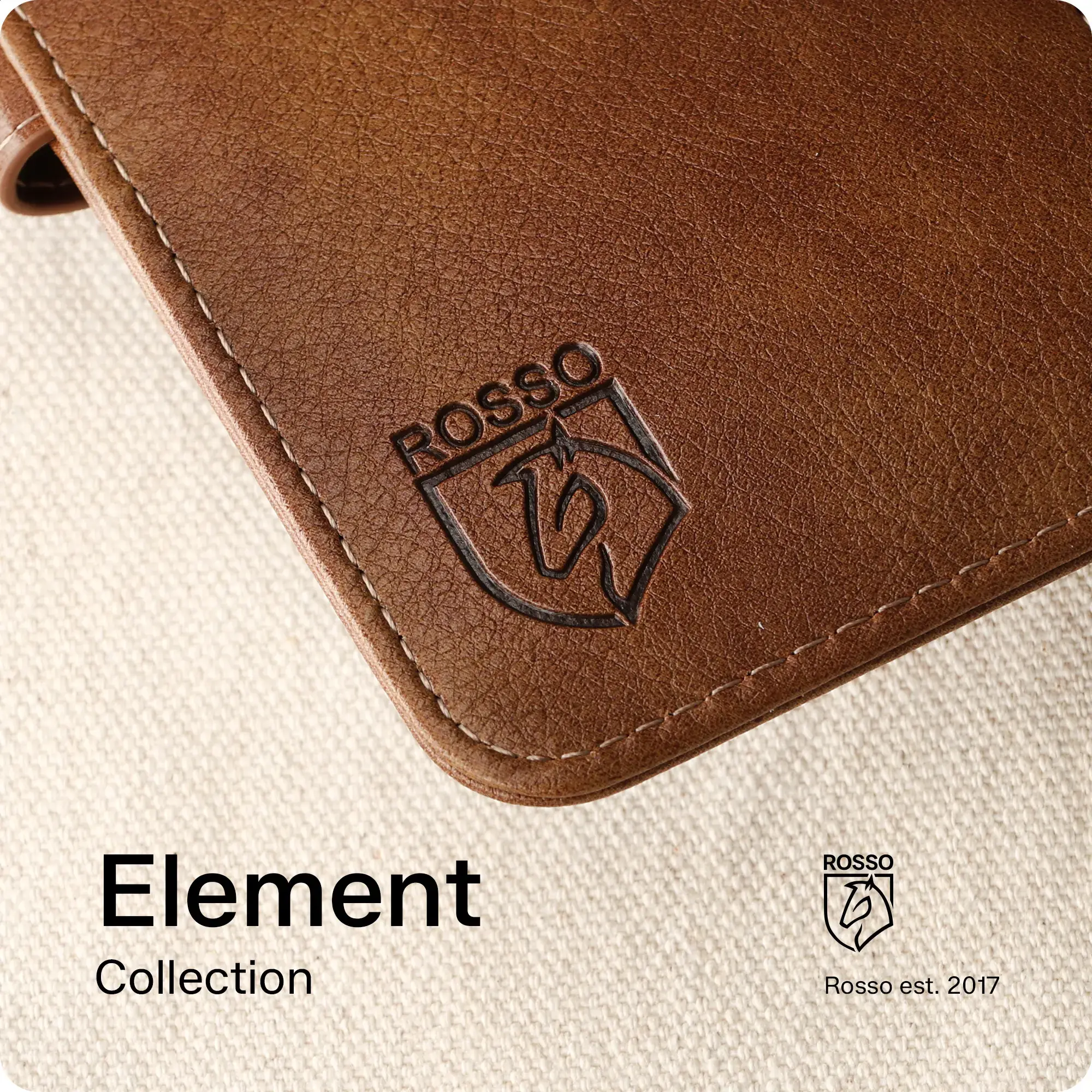 Rosso Element Samsung Galaxy A26 Hoesje Book Case Wallet Bruin afbeelding 16
