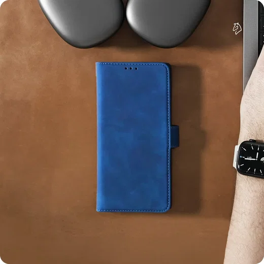 Rosso Element Samsung Galaxy A26 Hoesje Book Case Wallet Blauw afbeelding 5
