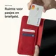 Rosso Element Samsung Galaxy A16 Hoesje Book Case Wallet Rood afbeelding 3