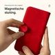 Rosso Element Samsung Galaxy A16 Hoesje Book Case Wallet Rood afbeelding 6