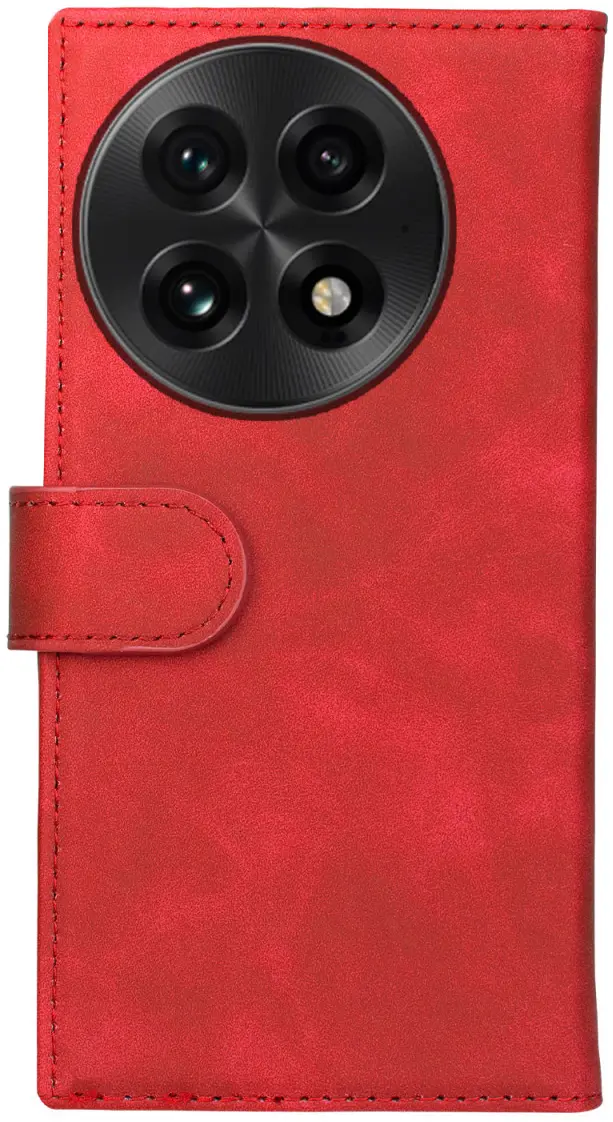 Rosso Element OnePlus 13 Hoesje Book Case Wallet Rood afbeelding 2