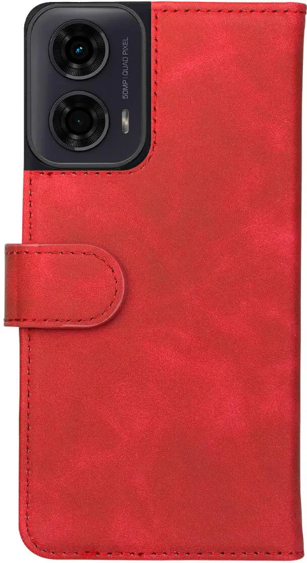 Rosso Element Motorola Moto G35 Hoesje Book Case Wallet Rood afbeelding 2