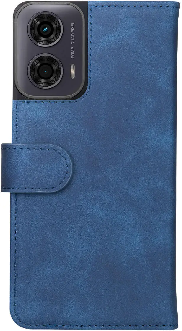 Rosso Element Motorola Moto G55 Hoesje Book Case Wallet Blauw afbeelding 2