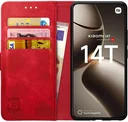 Rosso Element Xiaomi 14T Hoesje Book Case Wallet Rood