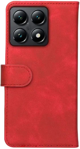 Rosso Element Xiaomi 14T Hoesje Book Case Wallet Rood afbeelding 2