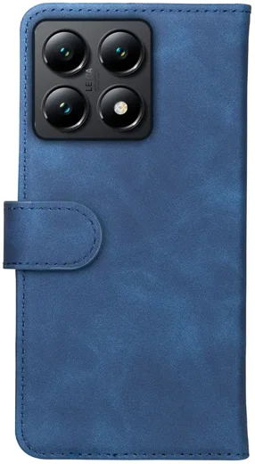 Rosso Element Xiaomi 14T Pro Hoesje Book Case Wallet Blauw afbeelding 2
