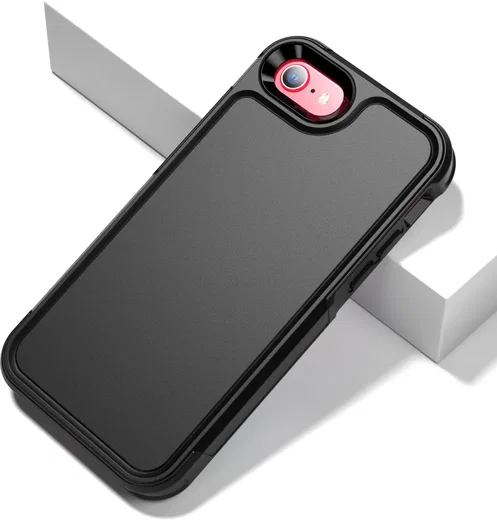 Apple iPhone SE (2020/2022) Hoesje Dual-Layer Hybride met MagSafe Zwart afbeelding 10