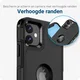 Apple iPhone 11 / XR Hoesje Dual-Layer Hybride Back Cover met MagSafe Zwart afbeelding 2