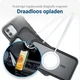 Apple iPhone 12 / 12 Pro Hoesje Dual-Layer Hybride Back Cover met MagSafe Zwart afbeelding 3