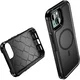 Apple iPhone 14 Hoesje Dual-Layer Hybride Back Cover met MagSafe Zwart afbeelding 10