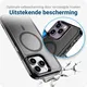 Apple iPhone 14 Pro Hoesje Dual-Layer Hybride Back Cover met MagSafe Zwart afbeelding 2