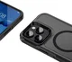 Apple iPhone 14 Pro Max Hoesje Dual-Layer Hybride Back Cover met MagSafe Zwart afbeelding 10