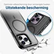 Apple iPhone 14 Pro Max Hoesje Dual-Layer Hybride Back Cover met MagSafe Zwart afbeelding 3