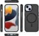 Apple iPhone 15 Hoesje Dual-Layer Hybride Back Cover met MagSafe Zwart afbeelding 12