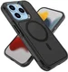 Apple iPhone 15 Pro Hoesje Dual-Layer Hybride Back Cover met MagSafe Zwart afbeelding 2