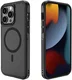 Apple iPhone 15 Pro Max Hoesje Dual-Layer Hybride Back Cover met MagSafe Zwart afbeelding 12