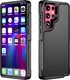 Samsung Galaxy S22 Ultra Hoesje Dual-Layer Hybride Back Cover met MagSafe Zwart afbeelding 13