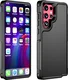 Samsung Galaxy S22 Ultra Hoesje Dual-Layer Hybride Back Cover met MagSafe Zwart afbeelding 7