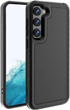 Samsung Galaxy S23 Hoesje Dual-Layer Hybride Back Cover met MagSafe Zwart