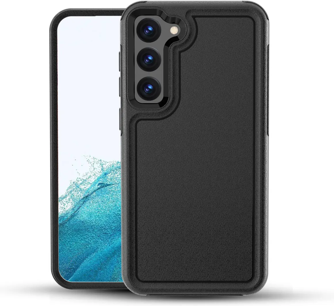 Samsung Galaxy S23 Hoesje Dual-Layer Hybride Back Cover met MagSafe Zwart afbeelding 6