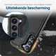 Samsung Galaxy S23 Plus Hoesje Dual-Layer Hybride Back Cover met MagSafe Zwart afbeelding 3