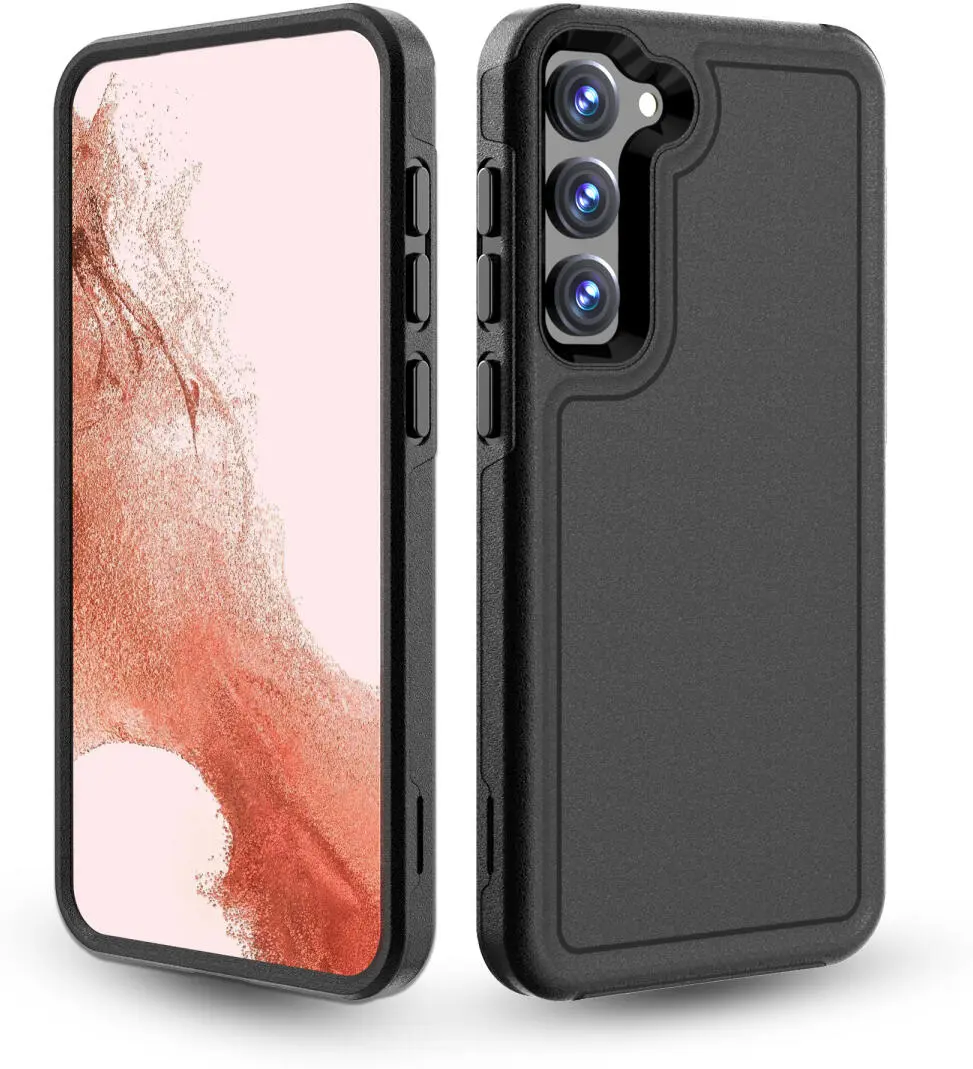 Samsung Galaxy S23 Plus Hoesje Dual-Layer Hybride Back Cover met MagSafe Zwart afbeelding 7