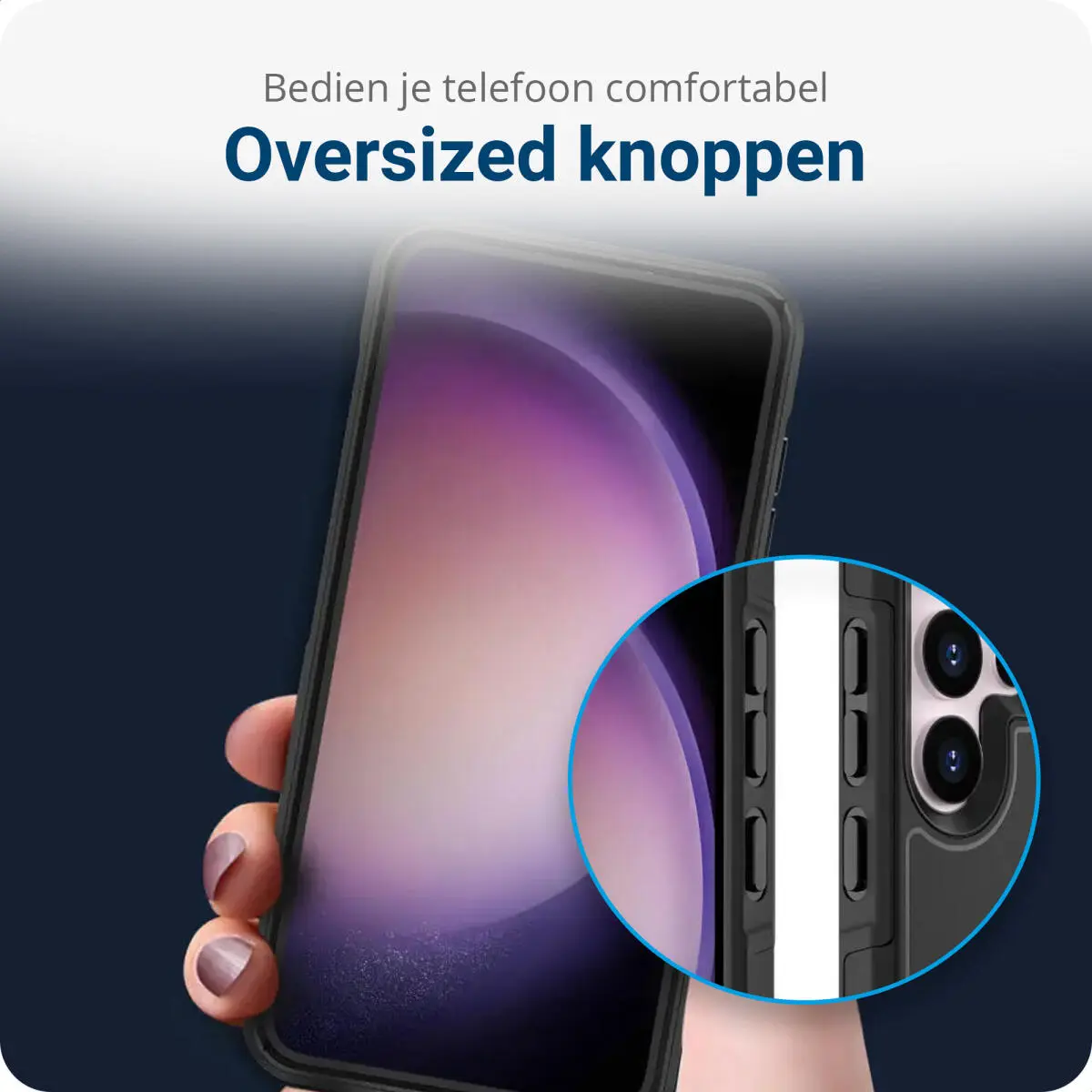 Samsung Galaxy S24 Ultra Hoesje Dual-Layer Hybride Back Cover met MagSafe Zwart afbeelding 4