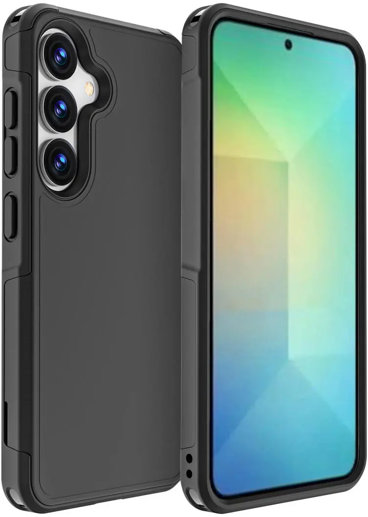 Samsung Galaxy S25 Hoesje Dual-Layer Hybride Back Cover met MagSafe / Qi2 Zwart afbeelding 8