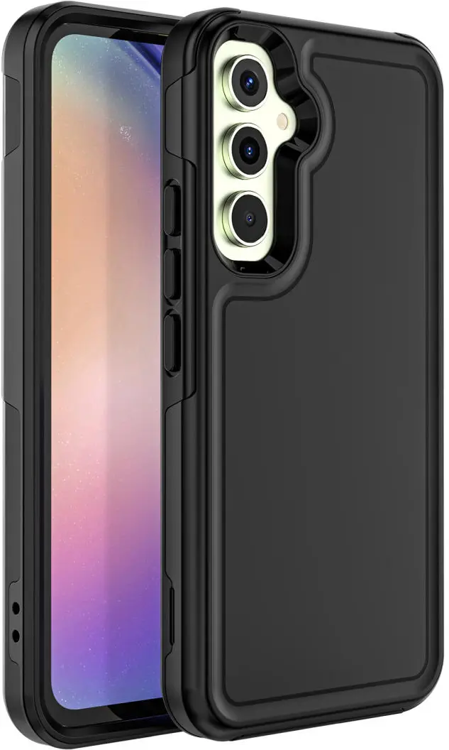 Samsung Galaxy A54 Hoesje Dual-Layer Hybride Back Cover met MagSafe Zwart afbeelding 1