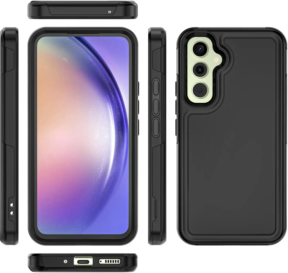 Samsung Galaxy A54 Hoesje Dual-Layer Hybride Back Cover met MagSafe Zwart afbeelding 10