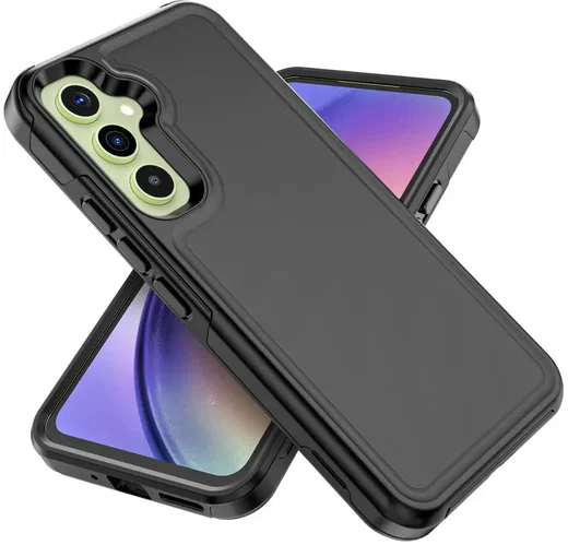 Samsung Galaxy A54 Hoesje Dual-Layer Hybride Back Cover met MagSafe Zwart afbeelding 7