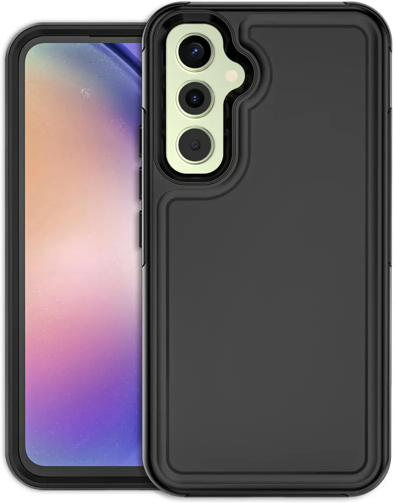 Samsung Galaxy A54 Hoesje Dual-Layer Hybride Back Cover met MagSafe Zwart afbeelding 8