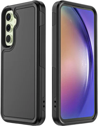 Samsung Galaxy A54 Hoesje Dual-Layer Hybride Back Cover met MagSafe Zwart afbeelding 9