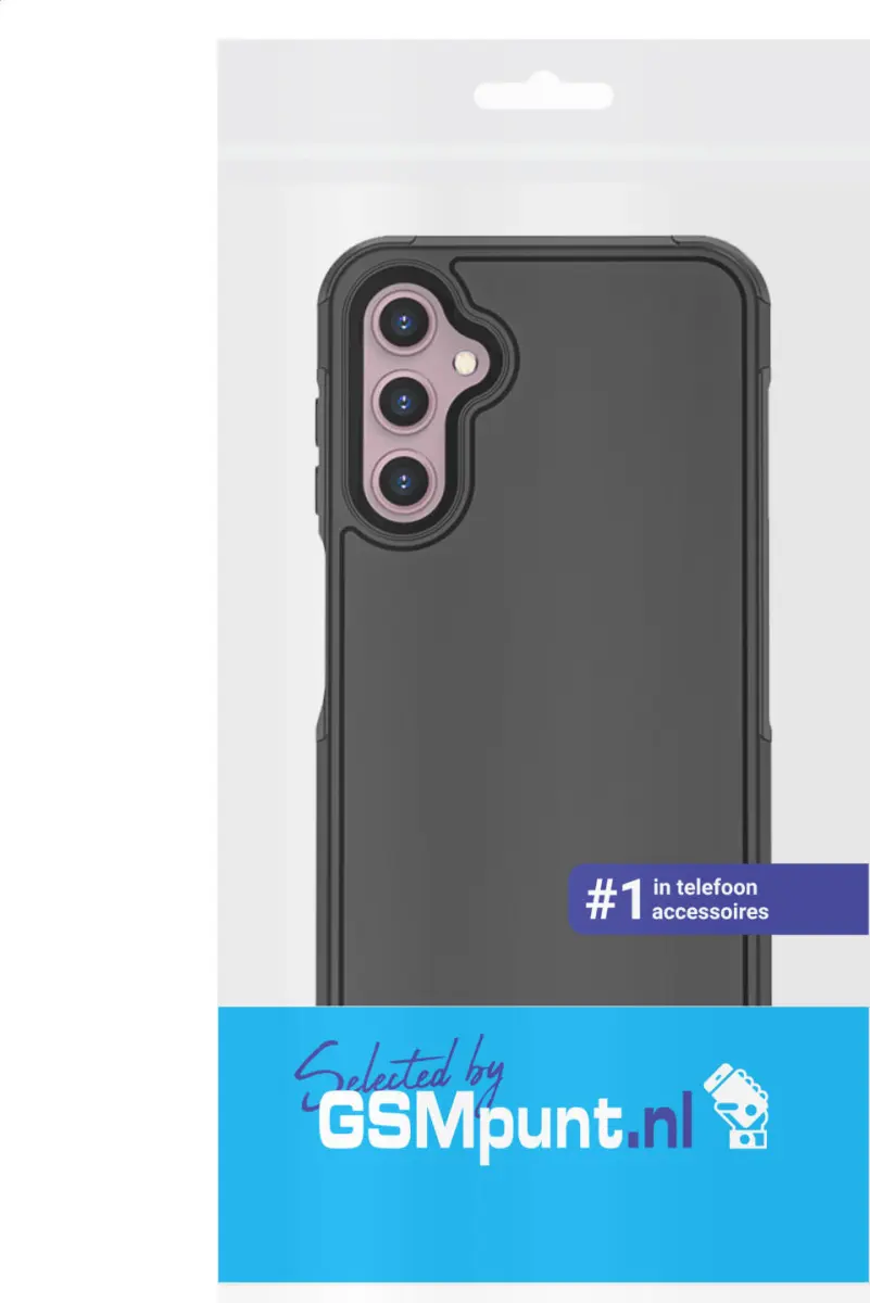 Samsung Galaxy A14 Hoesje Dual-Layer Hybride Back Cover met MagSafe Zwart afbeelding 10