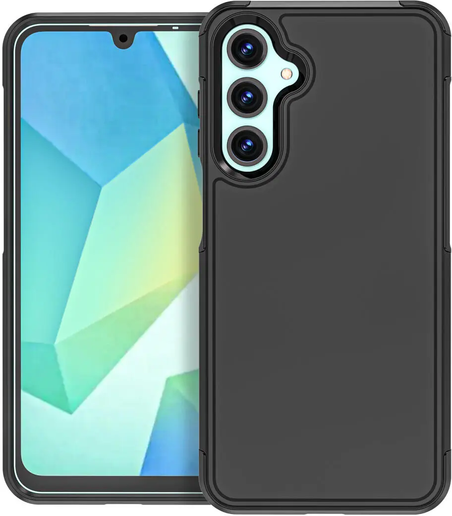 Samsung Galaxy A16 Hoesje Dual-Layer Hybride Back Cover met MagSafe Zwart afbeelding 7