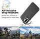 Samsung Galaxy A36 Hoesje Dual-Layer Hybride Back Cover met MagSafe Zwart afbeelding 3