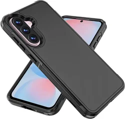 Samsung Galaxy A56 Hoesje Dual-Layer Hybride Back Cover met MagSafe Zwart afbeelding