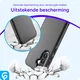 Samsung Galaxy A56 Hoesje Dual-Layer Hybride Back Cover met MagSafe Zwart afbeelding 3