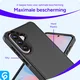 Samsung Galaxy A56 Hoesje Dual-Layer Hybride Back Cover met MagSafe Zwart afbeelding 4