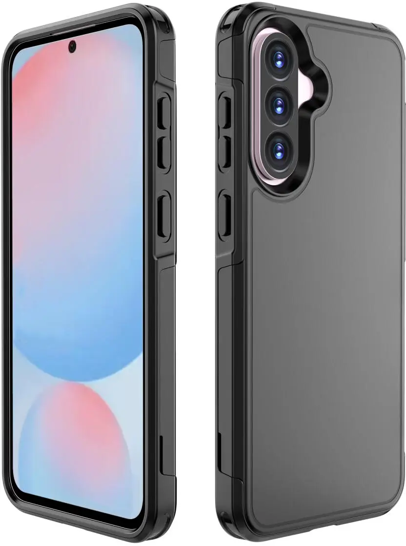 Samsung Galaxy A56 Hoesje Dual-Layer Hybride Back Cover met MagSafe Zwart afbeelding 7
