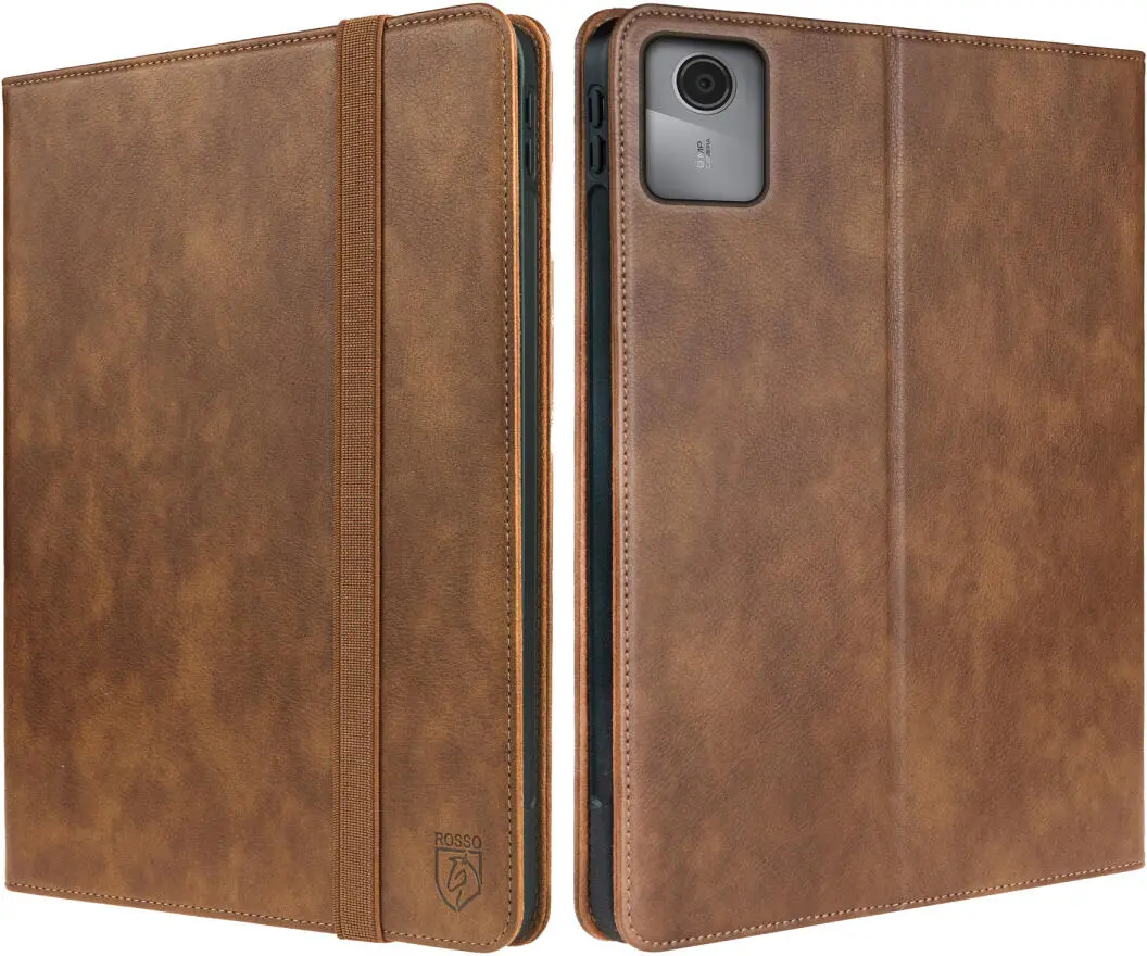 Rosso Element Lenovo Tab M11 Hoes Book Case Bruin afbeelding 2