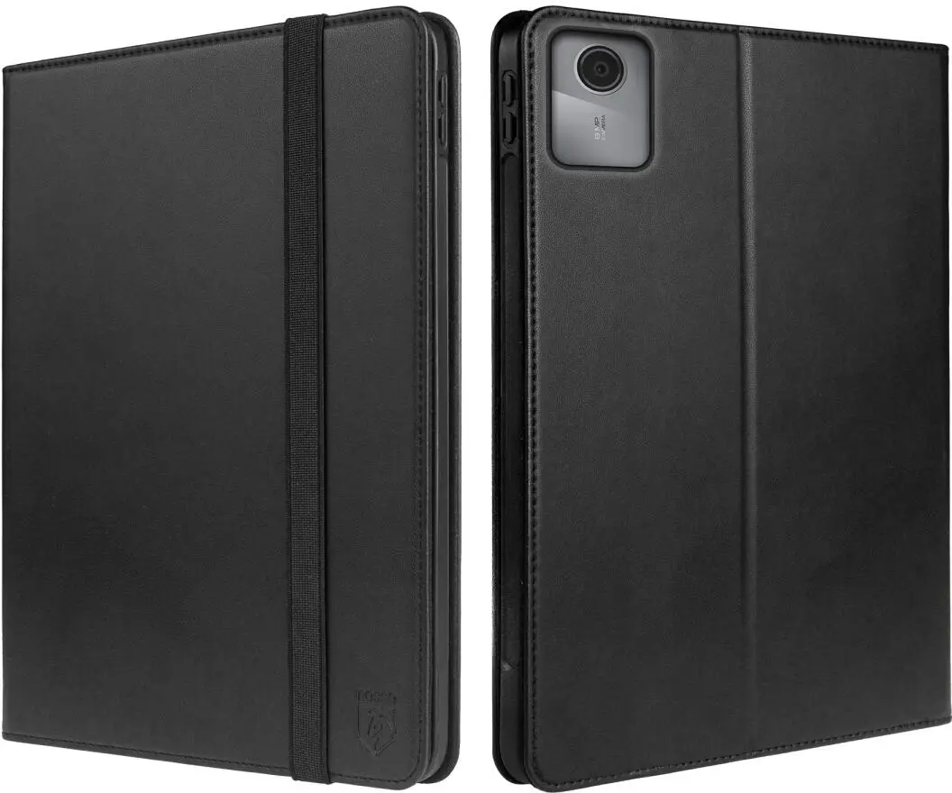 Rosso Element Lenovo Tab M11 Hoes Book Case Zwart afbeelding 2