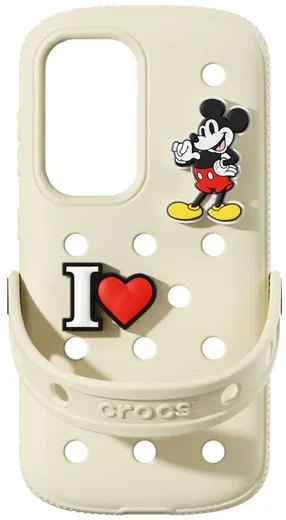 Origineel Samsung Galaxy S25 Hoesje Crocs Case Bone Beige afbeelding 1